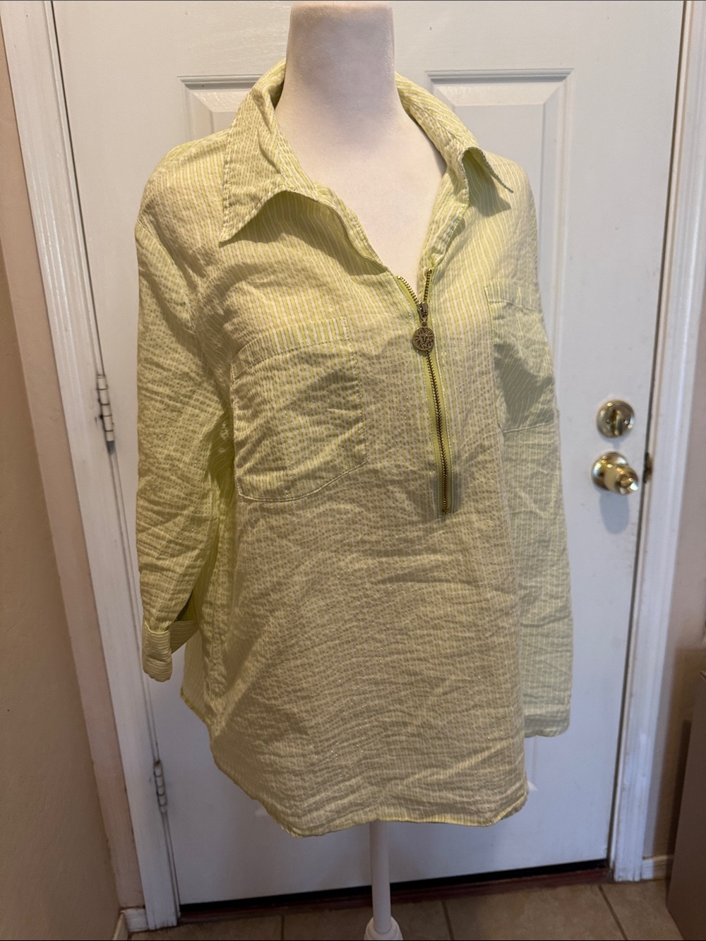 Anne Klein Smock Blouse